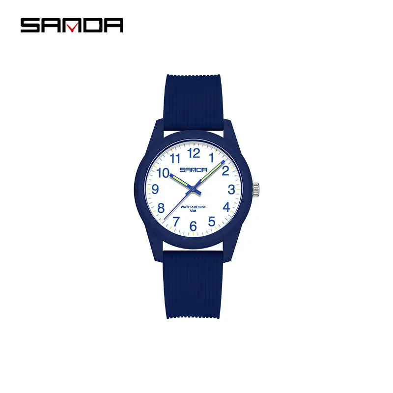 Sanda Live Explosions Quartz Watch Couple Small Dial Double Calendar Waterproof Watch - Image 24