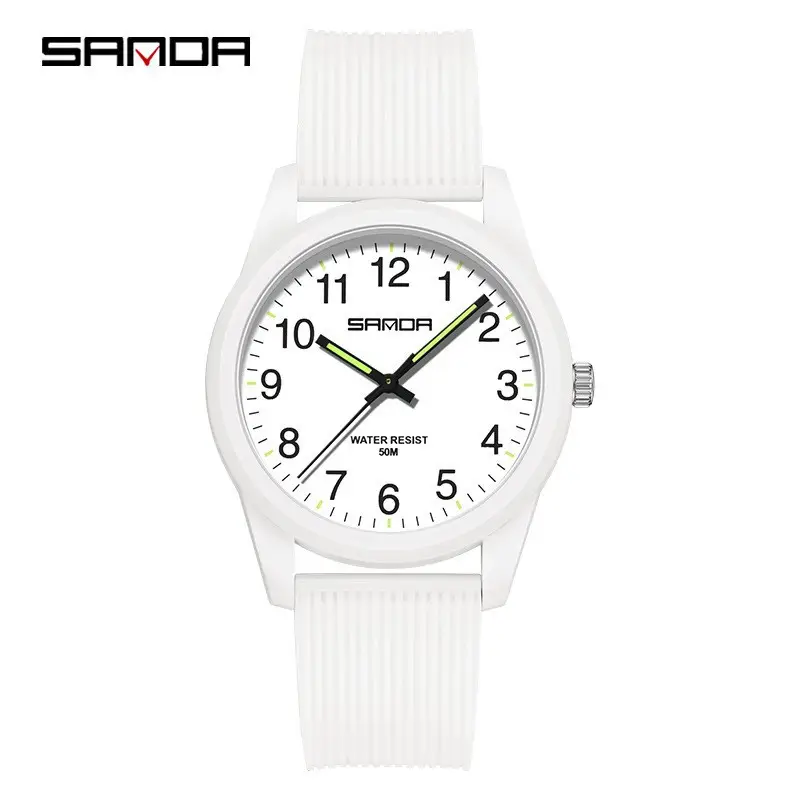 Sanda Live Explosions Quartz Watch Couple Small Dial Double Calendar Waterproof Watch - Image 31