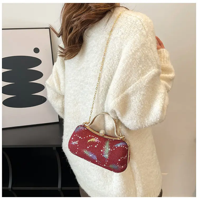 2025 Feather Sequin Crossbody Bag for Women — feature 35