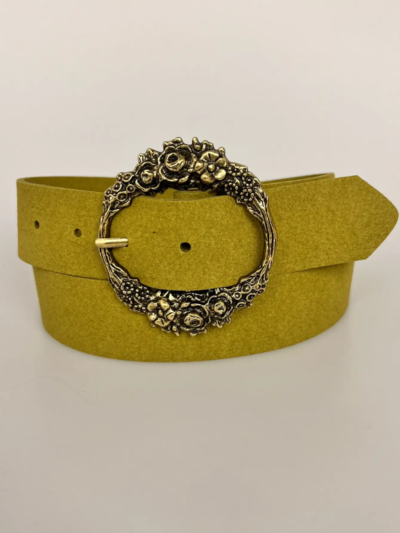 Deerskin Velvet Belt Candy Color Spring Summer — feature 10