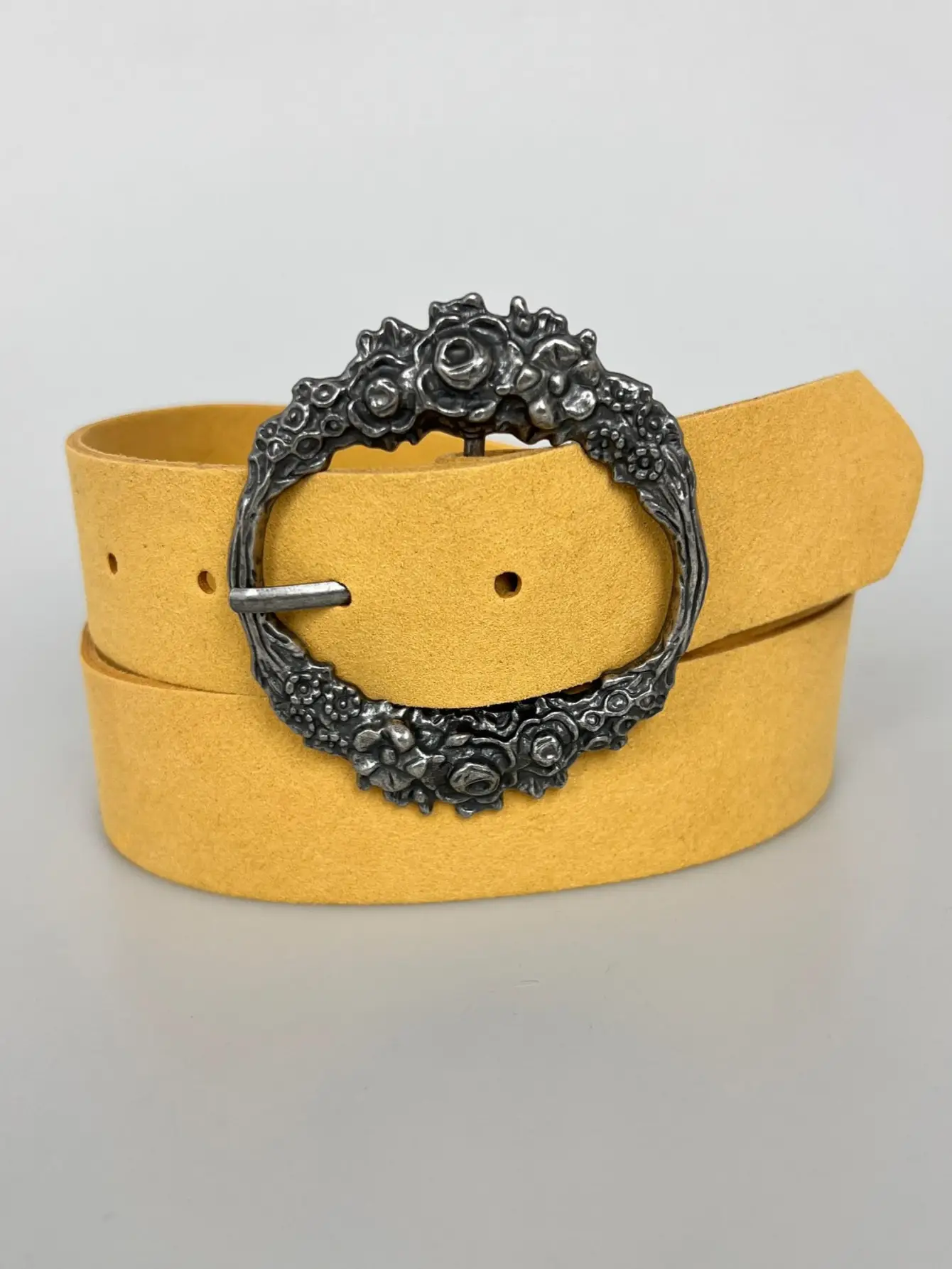 Deerskin Velvet Belt Candy Color Spring Summer - Image 5