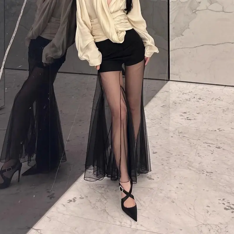 Black High Heeled French Sandals for Women Spring Summer — feature 3