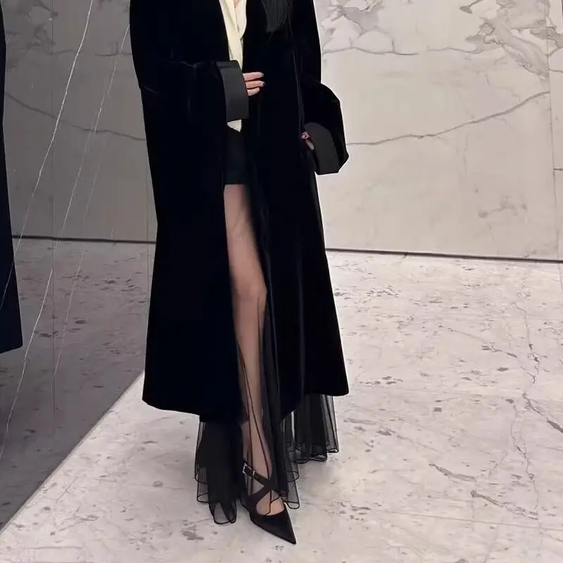 Black High Heeled French Sandals for Women Spring Summer — feature 4