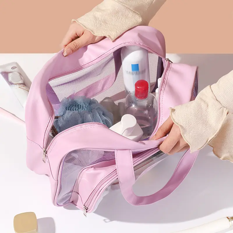 Portable PVC Wash Bag for Travel, Bath, Makeup & Luggage - Image 9