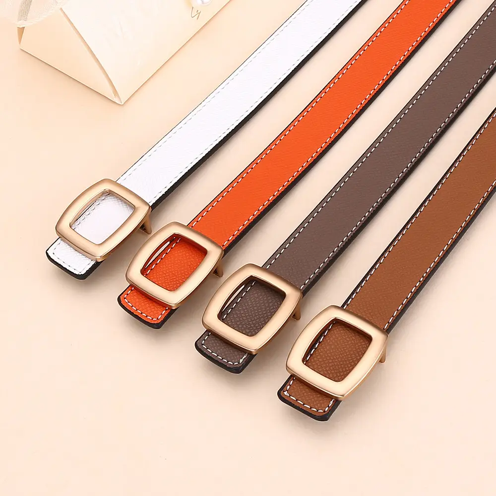 Women's Leather Belt with Palm Print, Korean Style, Decorative, Fashionable, Trendy, High-End Feel, Women's Belt - Image 32