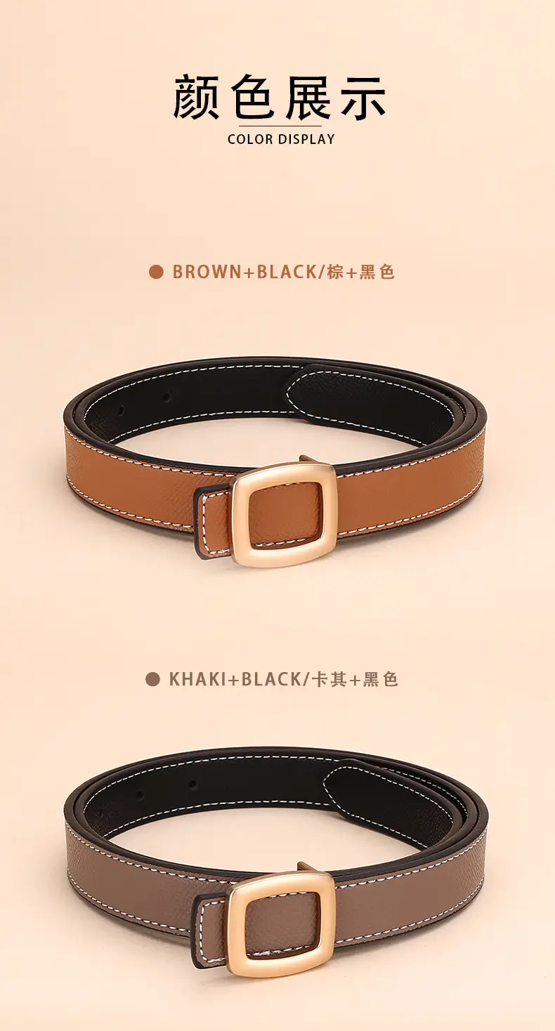 Women's Leather Belt with Palm Print, Korean Style, Decorative, Fashionable, Trendy, High-End Feel, Women's Belt — feature 10