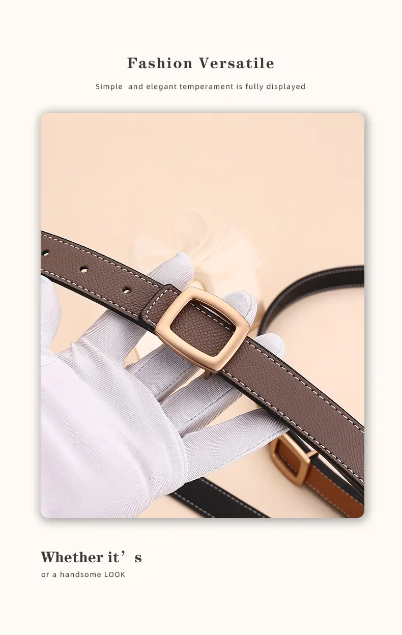 Women's Leather Belt with Palm Print, Korean Style, Decorative, Fashionable, Trendy, High-End Feel, Women's Belt — feature 13