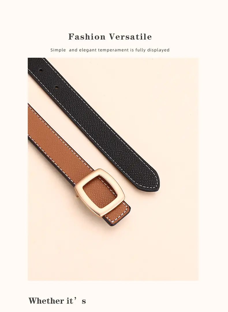 Women's Leather Belt with Palm Print, Korean Style, Decorative, Fashionable, Trendy, High-End Feel, Women's Belt — feature 19