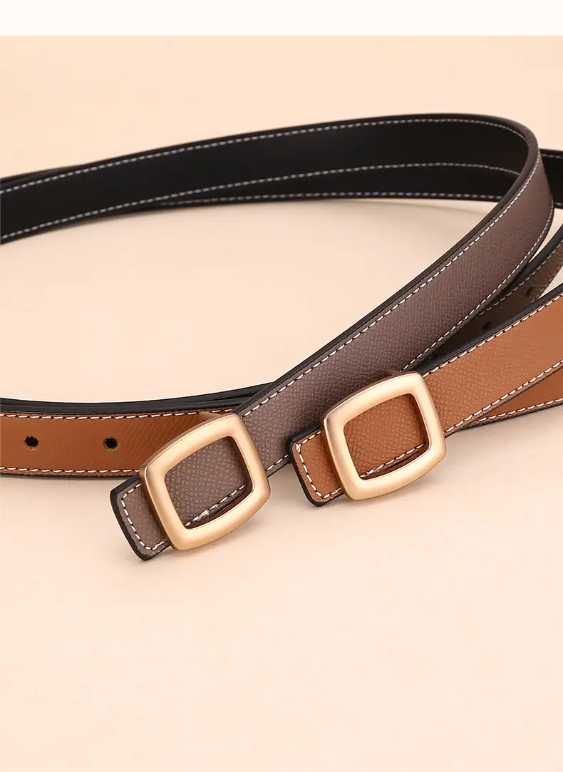 Women's Leather Belt with Palm Print, Korean Style, Decorative, Fashionable, Trendy, High-End Feel, Women's Belt — feature 20