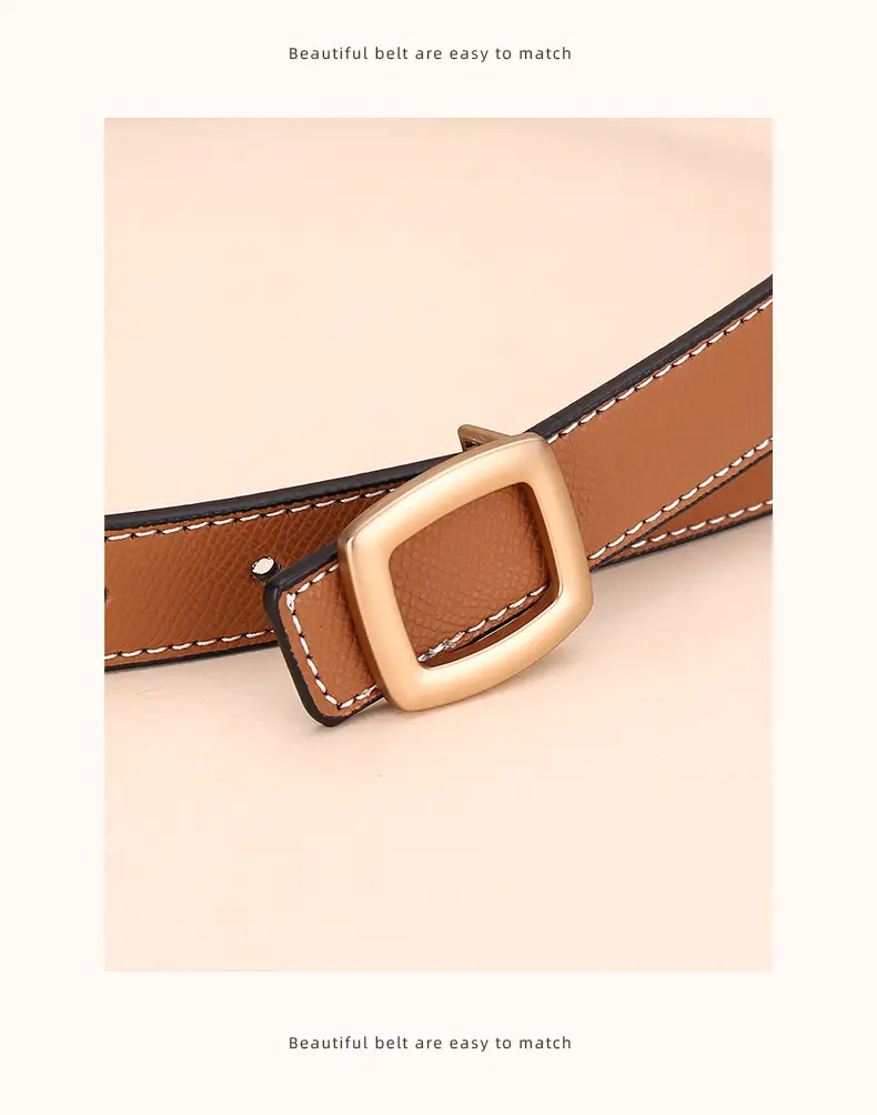 Women's Leather Belt with Palm Print, Korean Style, Decorative, Fashionable, Trendy, High-End Feel, Women's Belt — feature 22