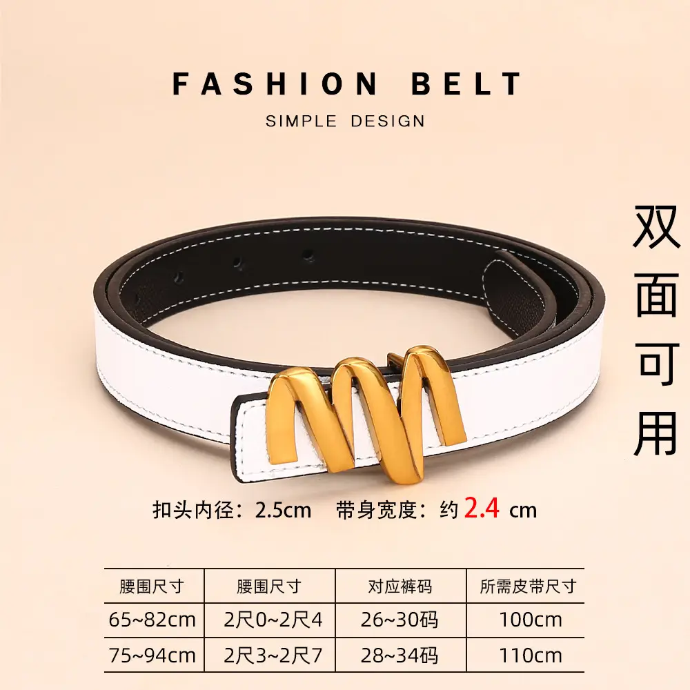 Women's Leather Belt with Palm Print, Korean Style, Decorative, Fashionable, Trendy, High-End Feel, Women's Belt - Image 20
