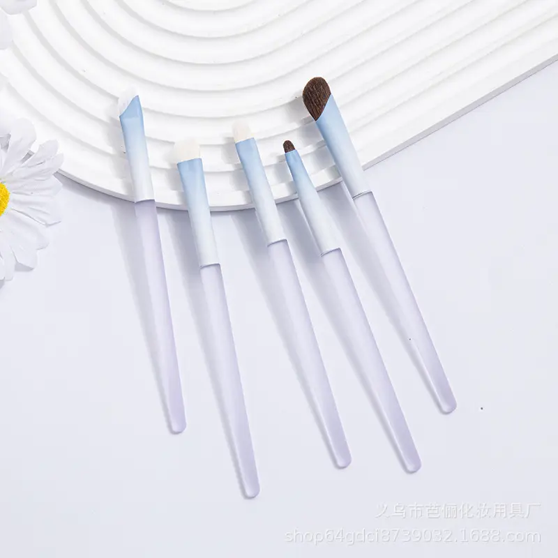 10-Piece Blush, Eye & Shadow Brushes Set for Makeup - Image 6