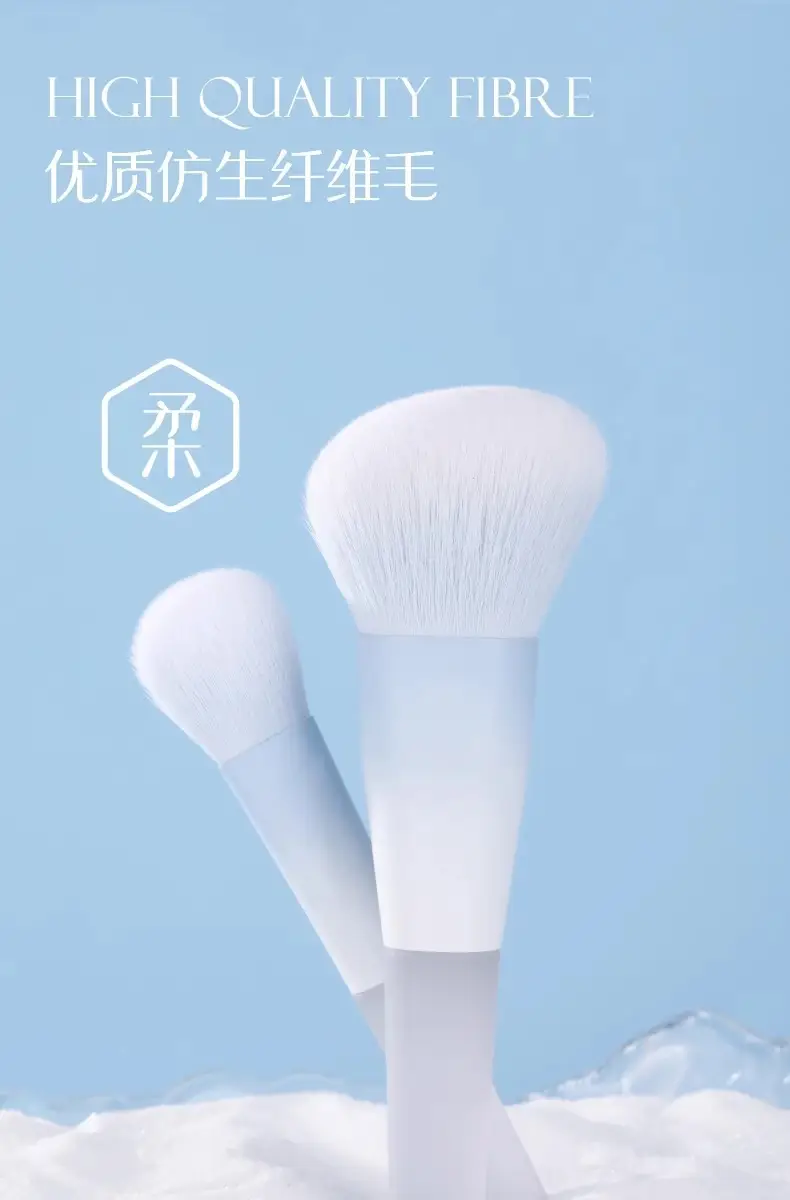 10-Piece Blush, Eye & Shadow Brushes Set for Makeup β feature 3