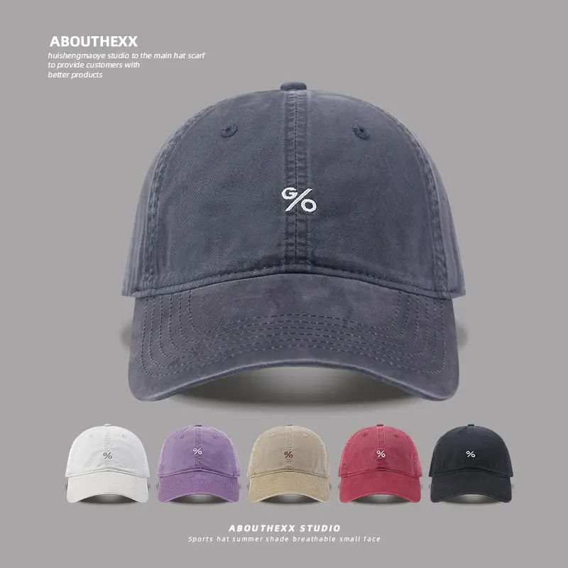 2025 Embroidered Baseball Caps Women Wide Brim Big Head