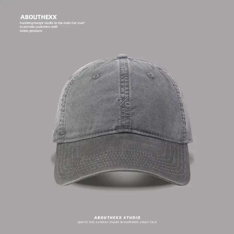 2025 Embroidered Baseball Caps Women Wide Brim Big Head