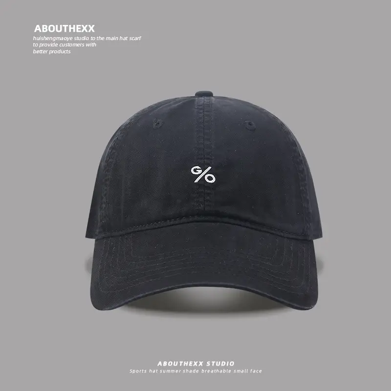 2025 Embroidered Baseball Caps Women Wide Brim Big Head