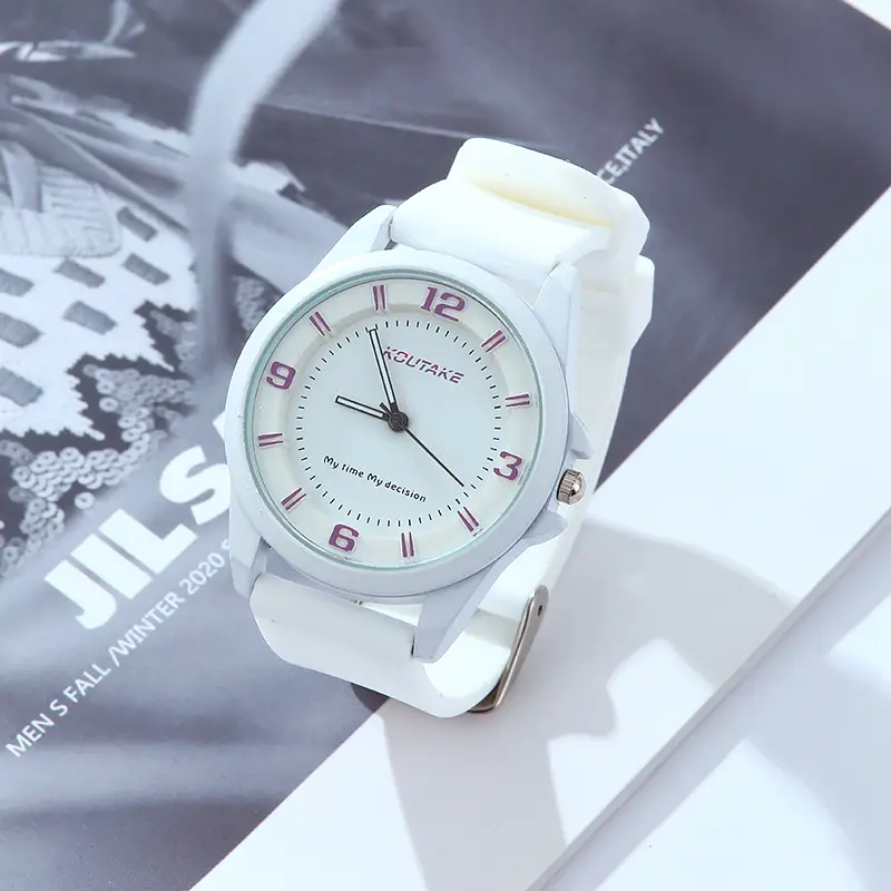 Luminous Silicone Korean Style Watch for Girls — feature 2