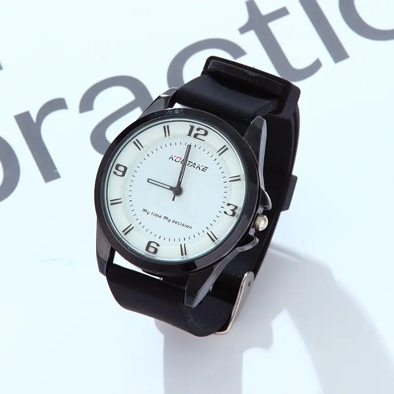 Luminous Silicone Korean Style Watch for Girls — feature 3