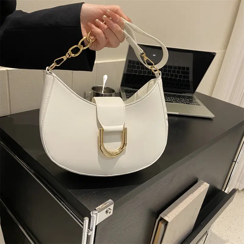 White French Chain Shoulder Bag for Women - Image 7