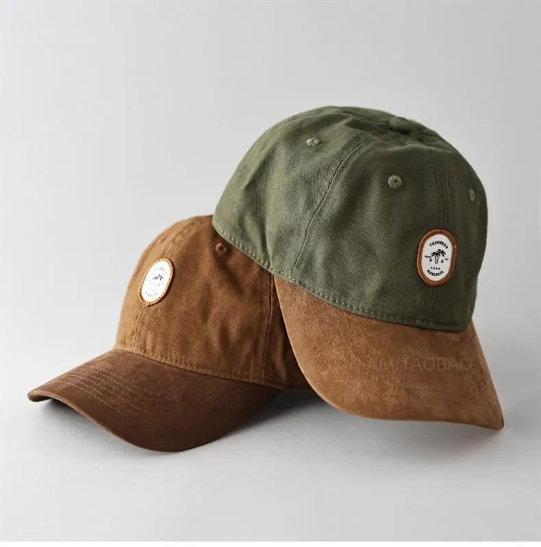 New Japanese Color Matching Baseball Cap for Men Women — feature 6