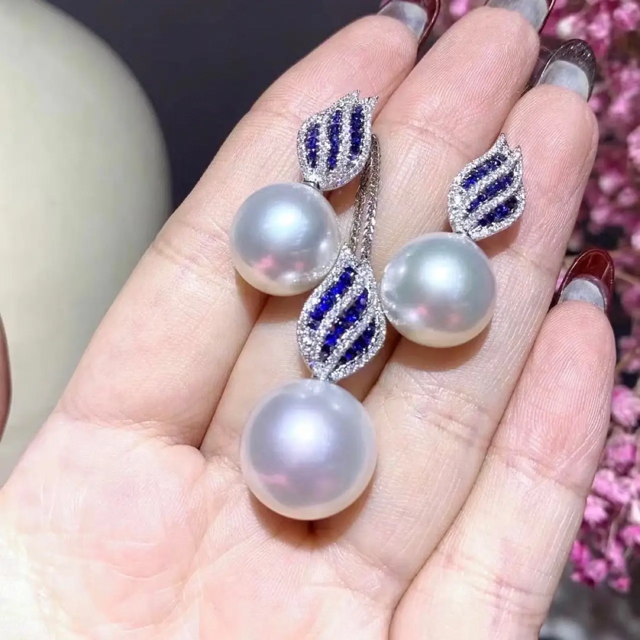 Luxury Pearl Earrings & Necklace Set for Women — feature 10