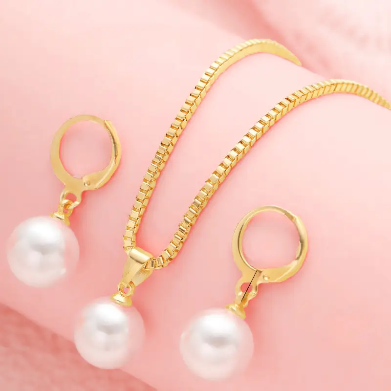 Luxury Pearl Earrings & Necklace Set for Women — feature 15
