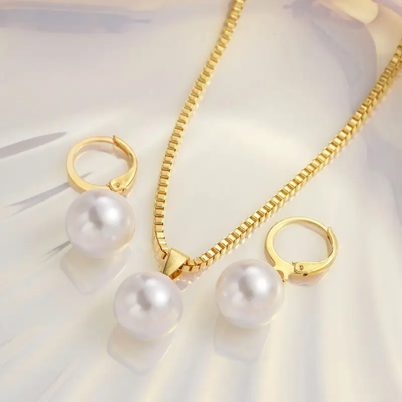Luxury Pearl Earrings & Necklace Set for Women — feature 16