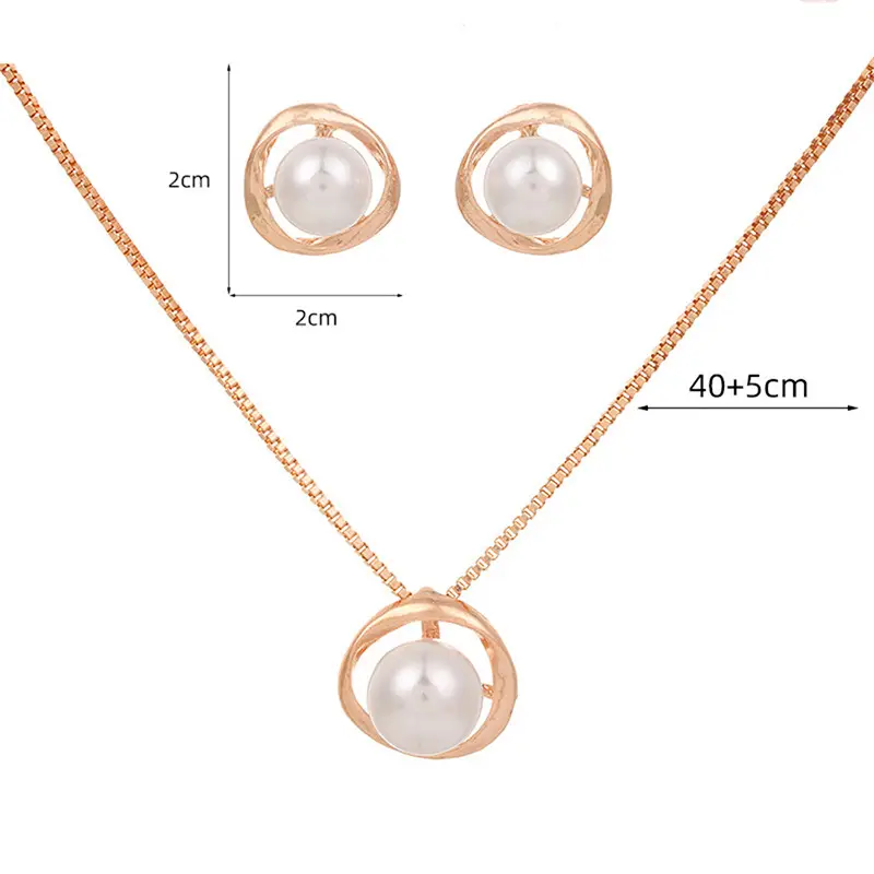Luxury Pearl Earrings & Necklace Set for Women — feature 28