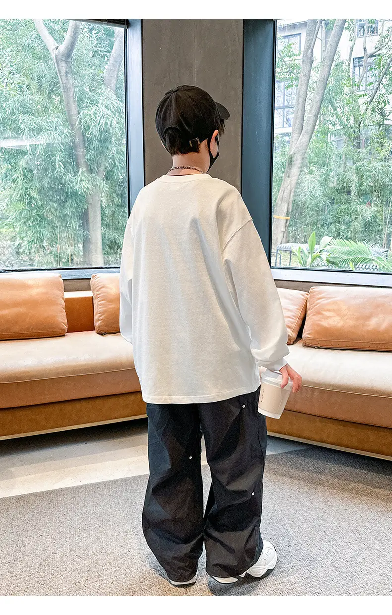 Spring Boys Long Sleeve T-Shirt Medium Large — feature 16