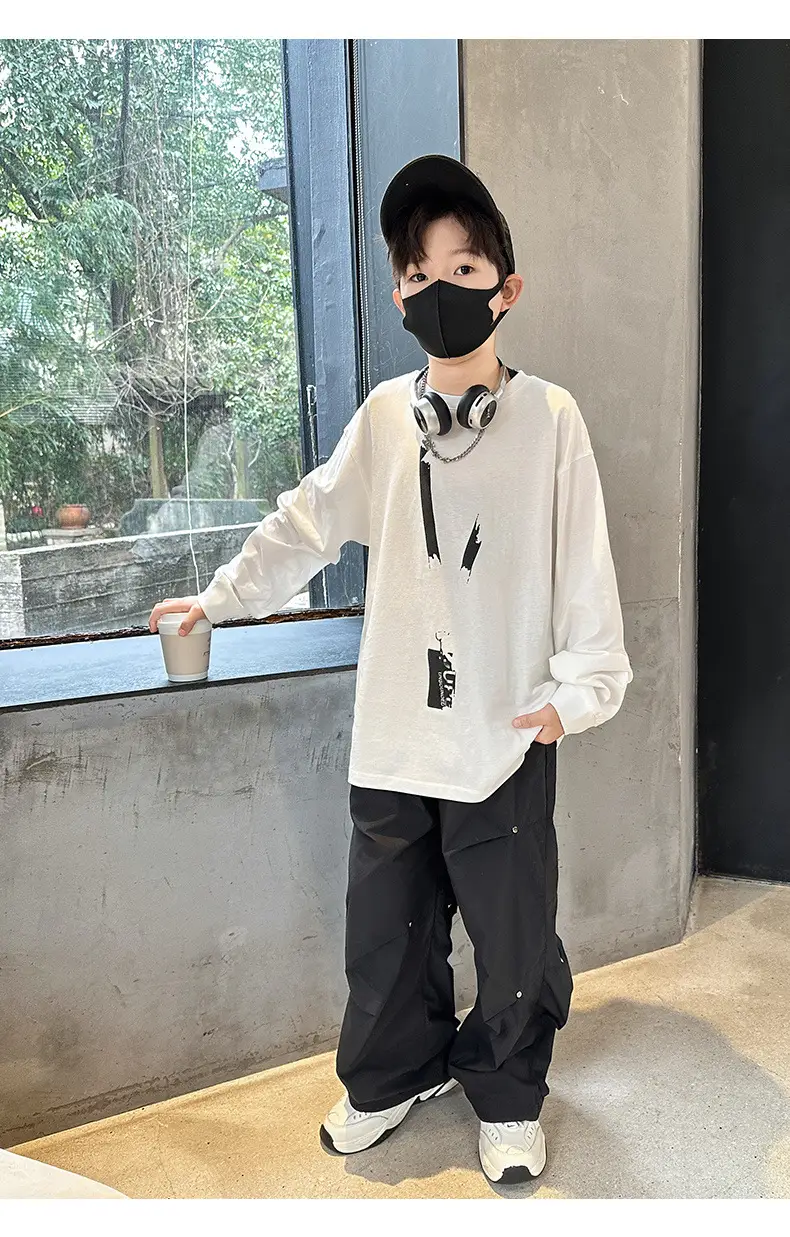 Spring Boys Long Sleeve T-Shirt Medium Large — feature 18