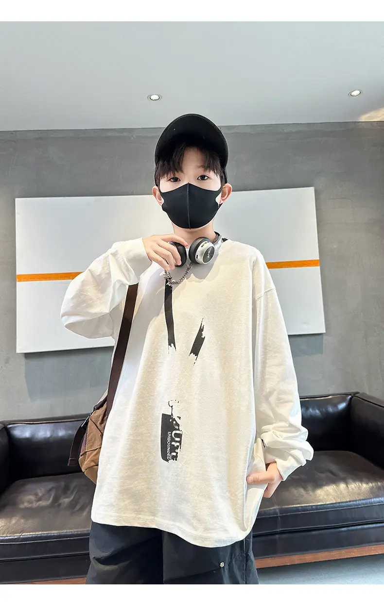 Spring Boys Long Sleeve T-Shirt Medium Large — feature 19