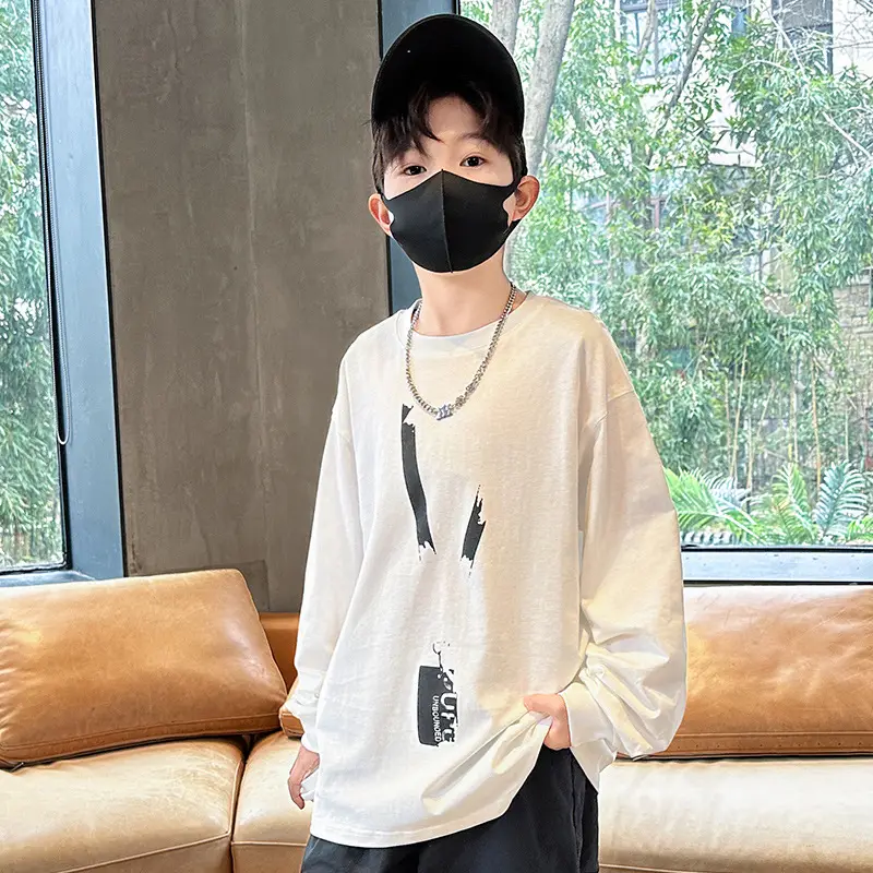 Spring Boys Long Sleeve T-Shirt Medium Large — feature 2