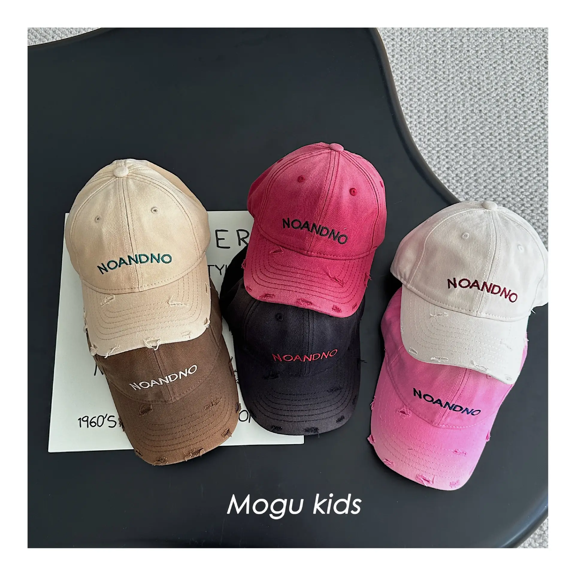 Mogu Kids Pink Cap Noramono Embroidered — feature 2