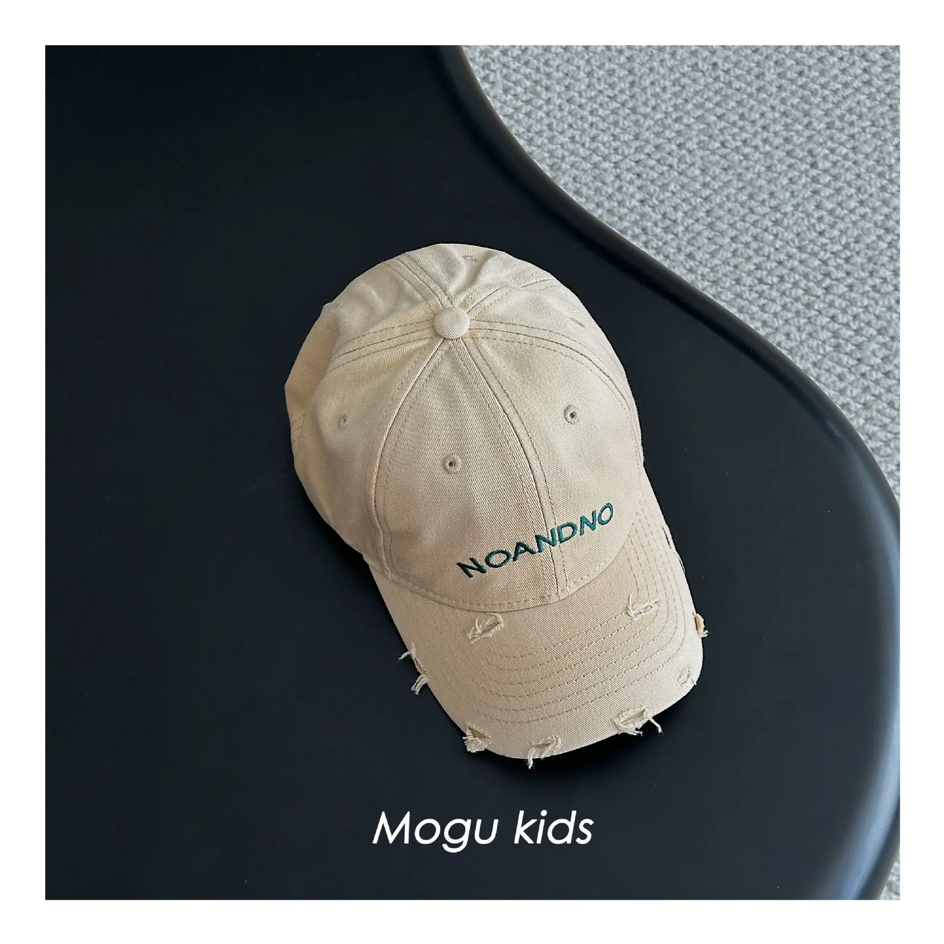 Mogu Kids Pink Cap Noramono Embroidered — feature 5