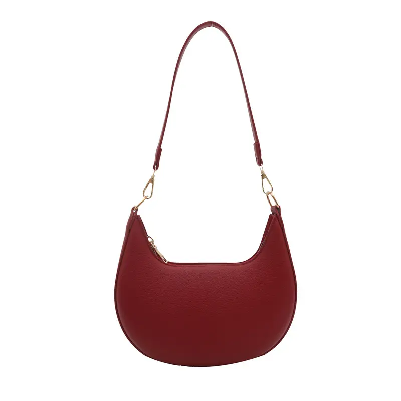 Crescent Underarm Bag Cream White Shoulder Crossbody - Image 3