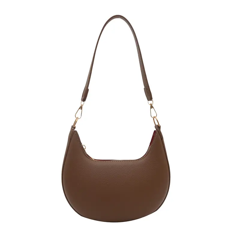 Crescent Underarm Bag Cream White Shoulder Crossbody - Image 4