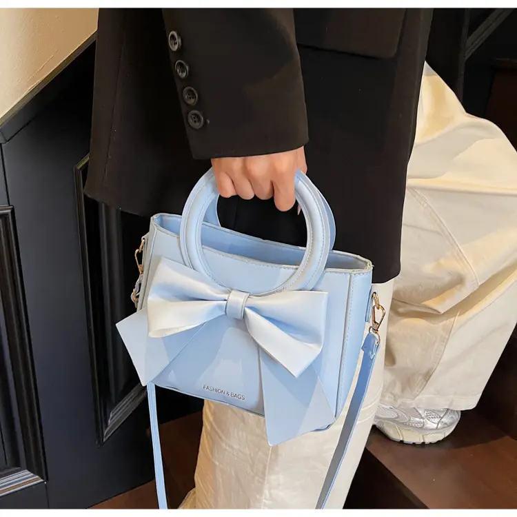 Pink Bow Shoulder Crossbody Bag for Women — feature 15