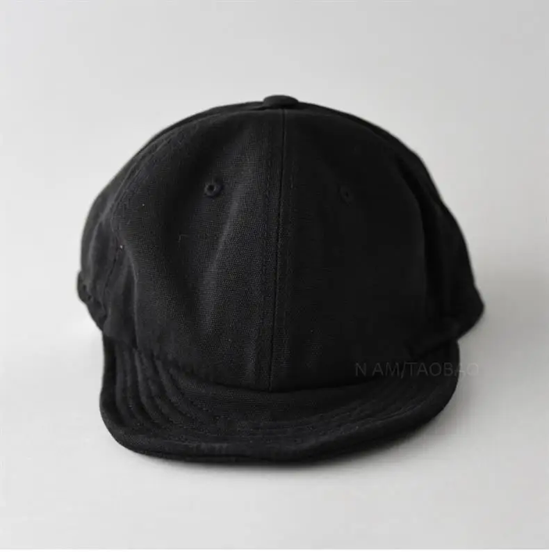 Black Drawstring Baseball Cap for Men Women — feature 3