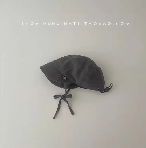 Baby's Korean-style Big-Brimmed Hat with Lace - Image 3
