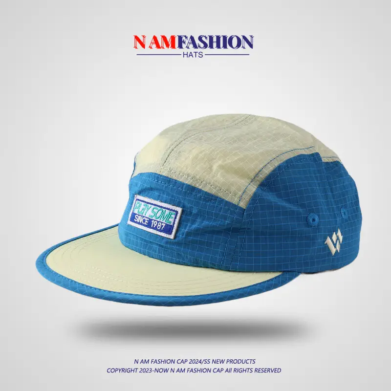 Men Duck Tongue Cap Blue Beige 90/100 - Image 6