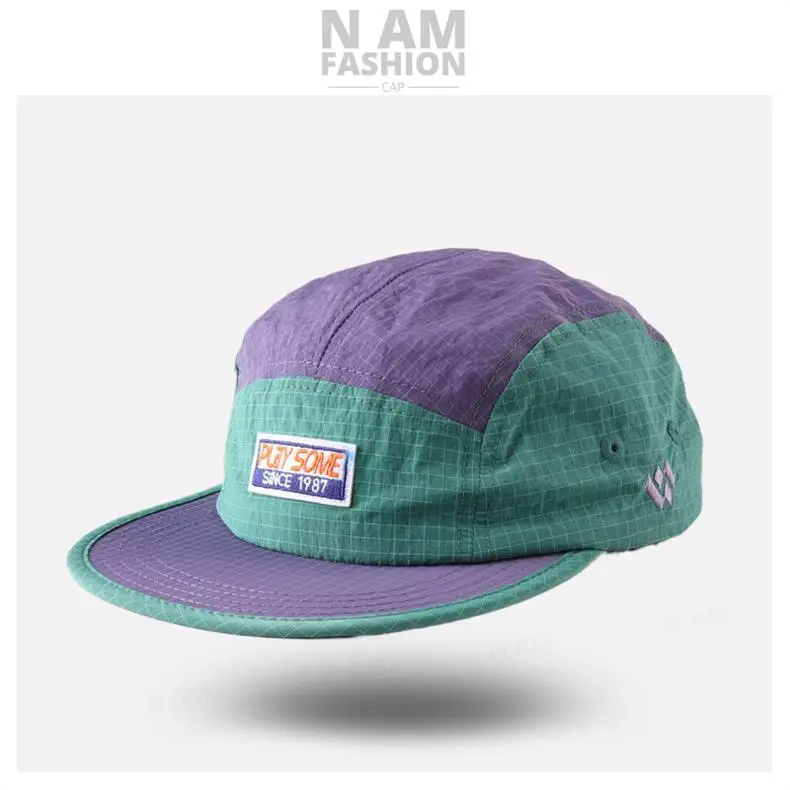 Men Duck Tongue Cap Blue Beige 90/100 — feature 3