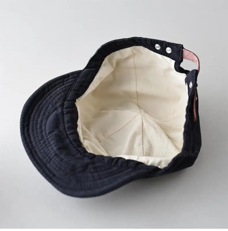 Navy Blue Baseball Cap for Men Soft Bristle — feature 3