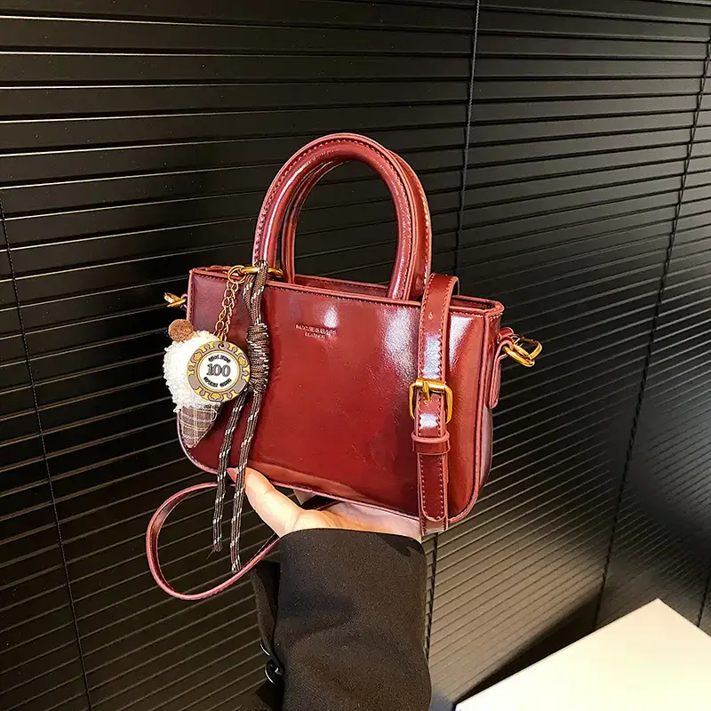 Korean Style Brown Leather Shoulder Bag 2025 - Image 7