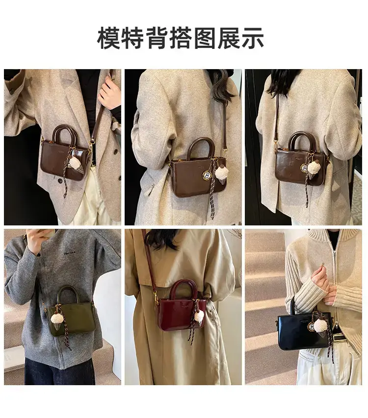 Korean Style Brown Leather Shoulder Bag 2025 — feature 3