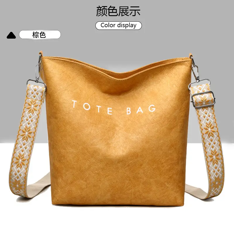 Tan Velvet Crossbody Bag Large Capacity for Women — feature 8