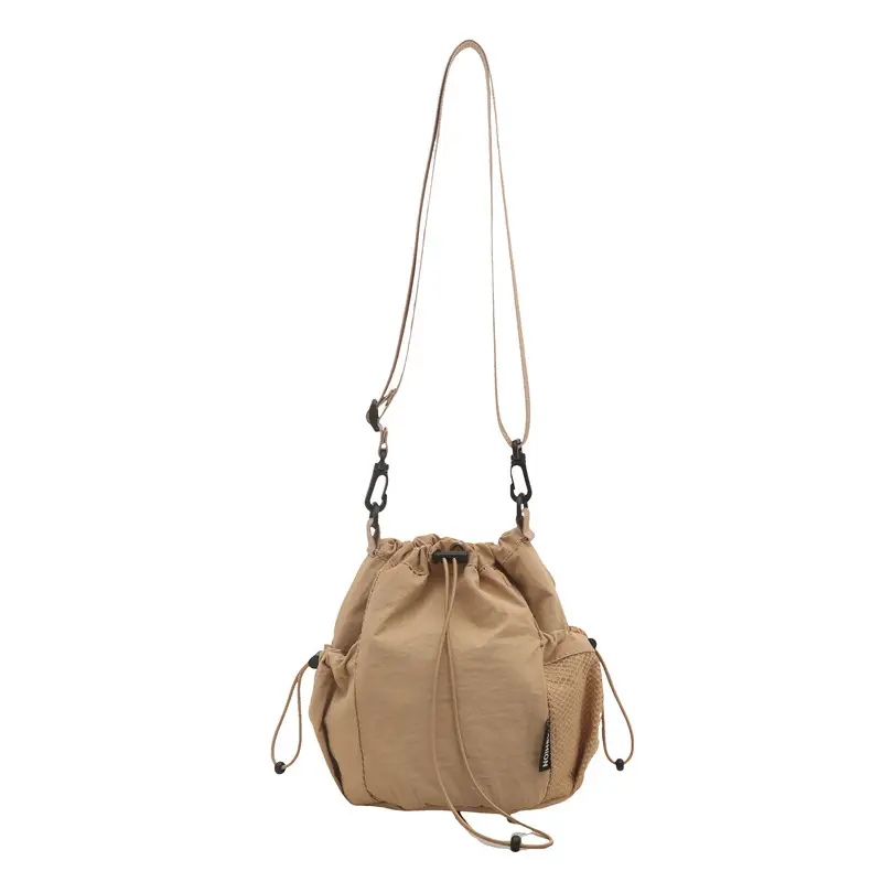 Women's Pink Blanket Drawstring Shoulder Bag - Image 2