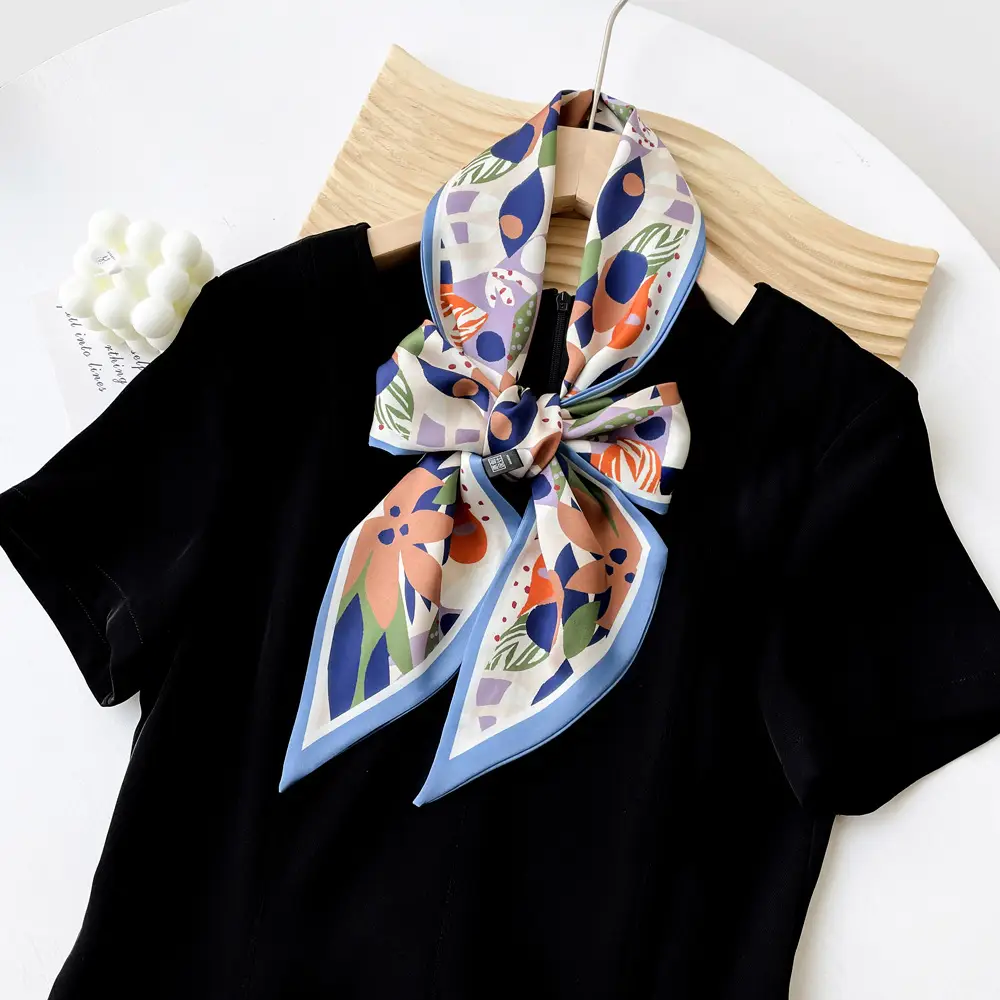 Women Korean Hair Belt Scarf Black Long Belt Belt Belt Belt Belt - Image 11