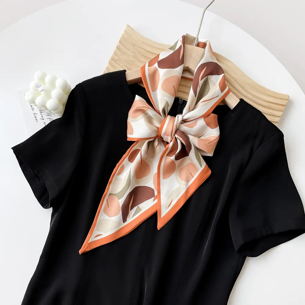Women Korean Hair Belt Scarf Black Long Belt Belt Belt Belt Belt - Image 12