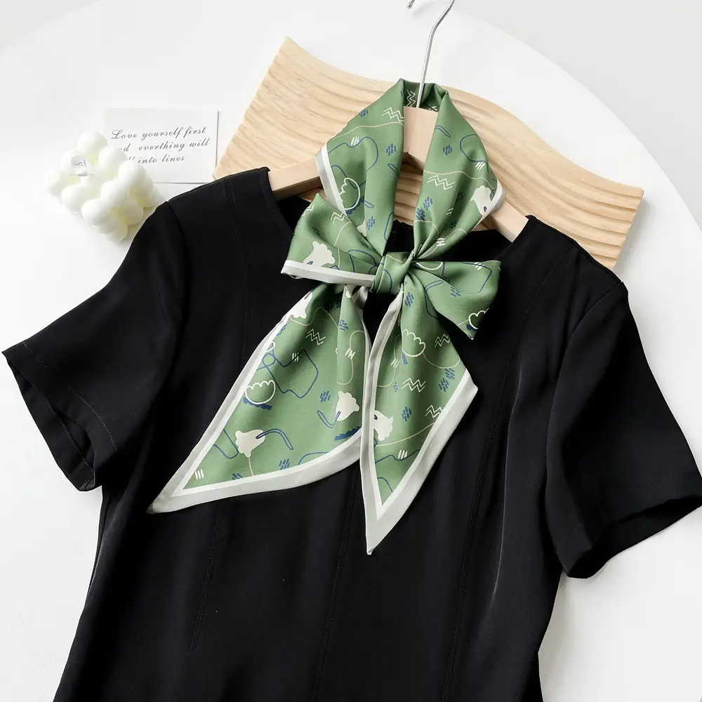 Women Korean Hair Belt Scarf Black Long Belt Belt Belt Belt Belt - Image 13