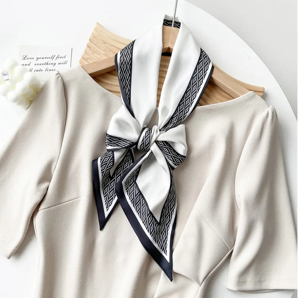 Women Korean Hair Belt Scarf Black Long Belt Belt Belt Belt Belt - Image 15